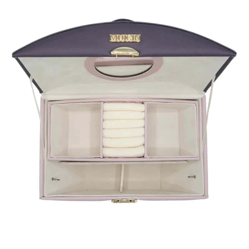 Dual-Tone Luxury Cosmetics & Jewelry Organizer