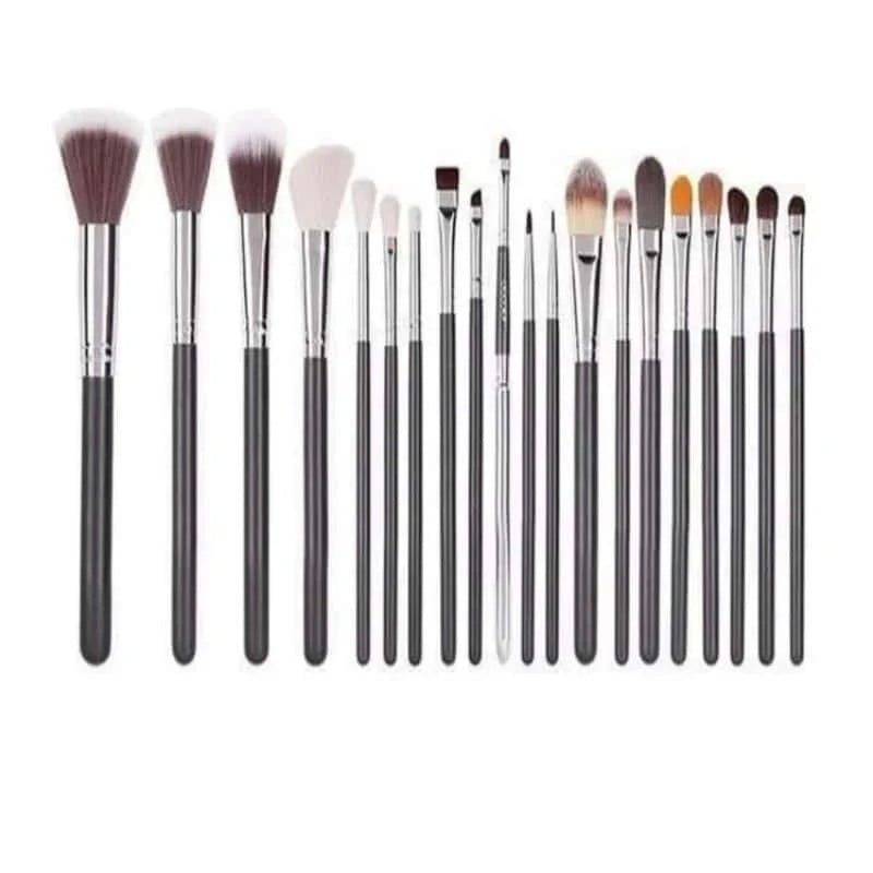 Metallic Eye & Face Makeup Brush Set