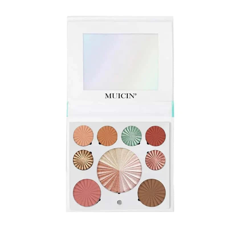 White Blusher & Eyeshadow Palette