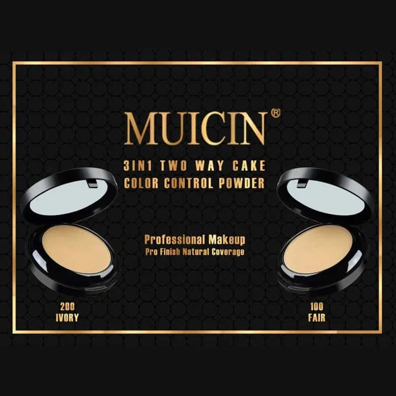 Luminous 3 In 1 Two Way Compact Face Powder