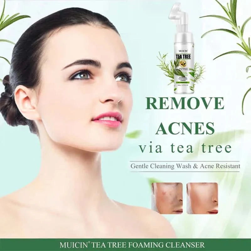 Tea Tree Bubble Foaming Facial Cleanser