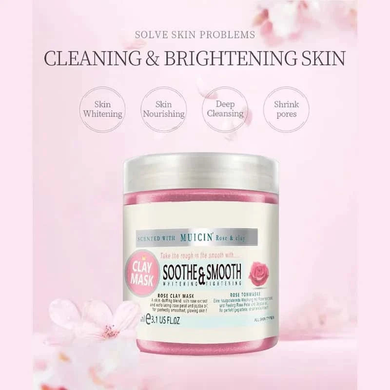 Soothing Rose Pink Clay Mask
