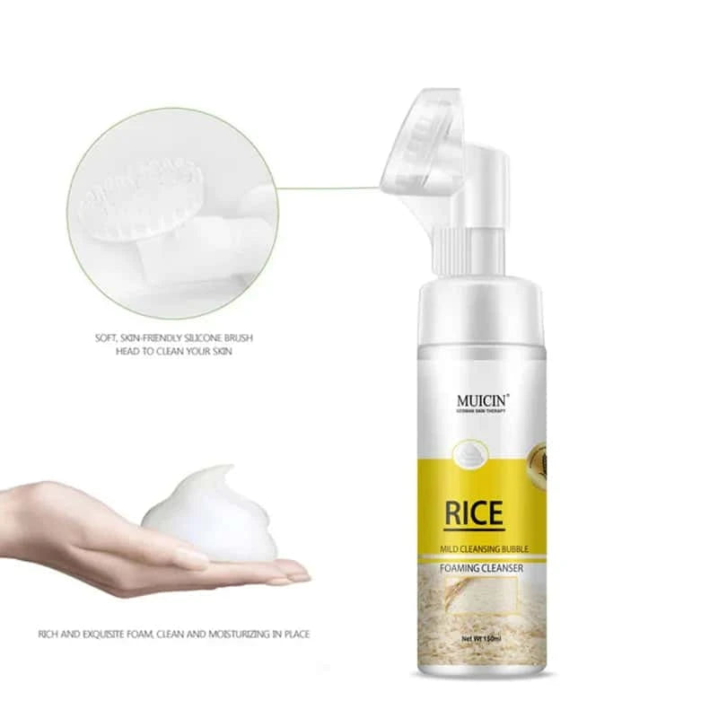 Rice Mild Cleansing Bubble Foaming Facial Cleanser