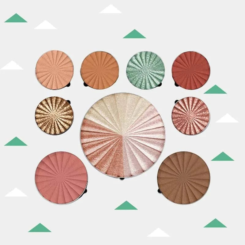 White Blusher & Eyeshadow Palette