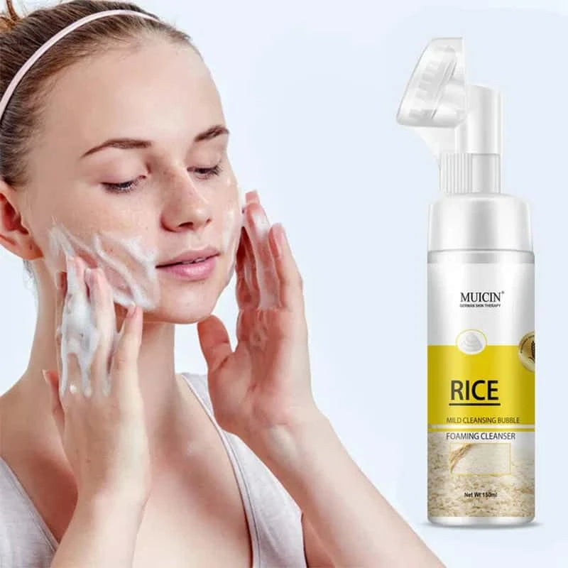 Rice Mild Cleansing Bubble Foaming Facial Cleanser