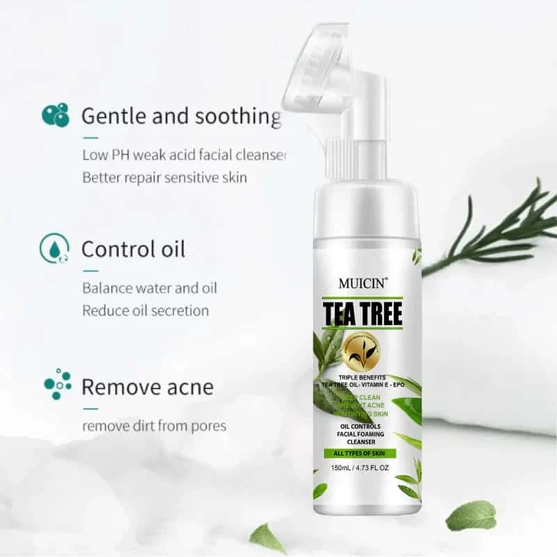 Tea Tree Bubble Foaming Facial Cleanser