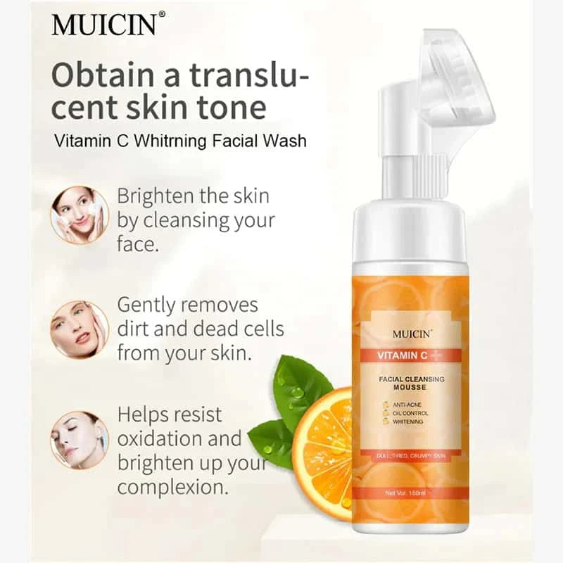Vitamin C Bubble Foaming Facial Cleanser