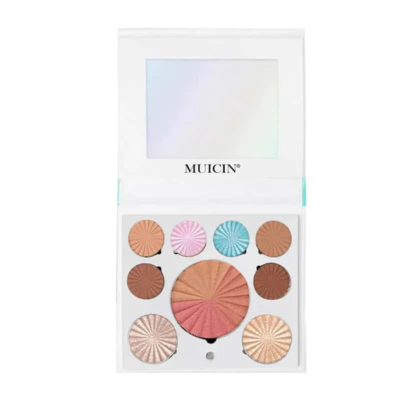 White Blusher & Eyeshadow Palette