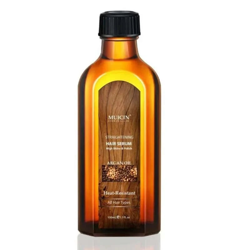 ARGAN OIL SLEEK STRAIGHT HAIR SERUM EFFORTLESS STYLING WITH NATURAL SHINE