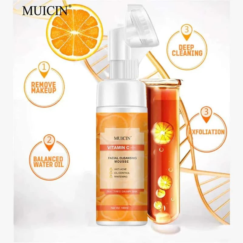 Vitamin C Bubble Foaming Facial Cleanser