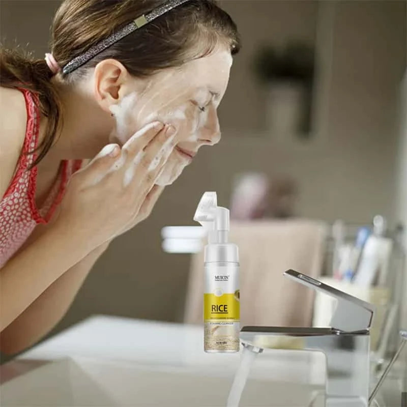 Rice Mild Cleansing Bubble Foaming Facial Cleanser