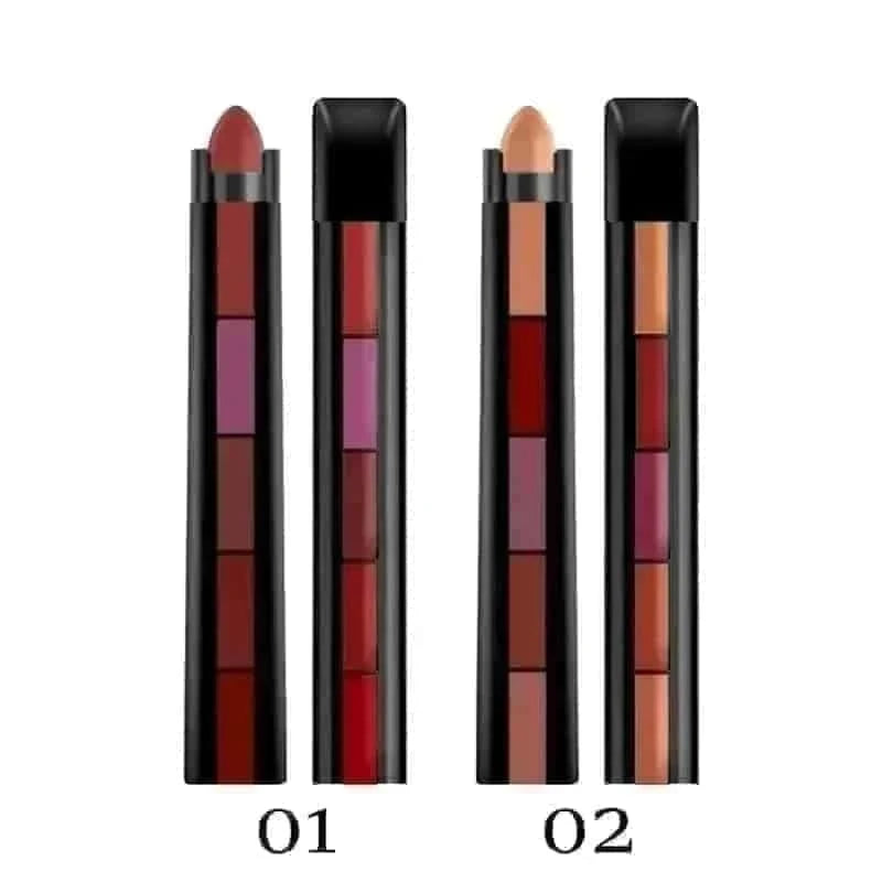 5 In 1 Matte Lipsticks
