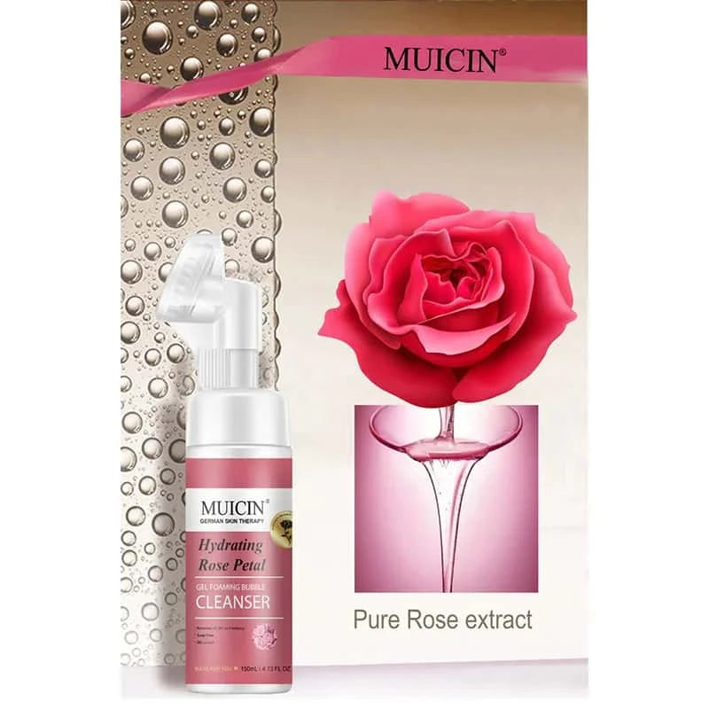 Rose Petal Gel Foaming Bubble Cleanser