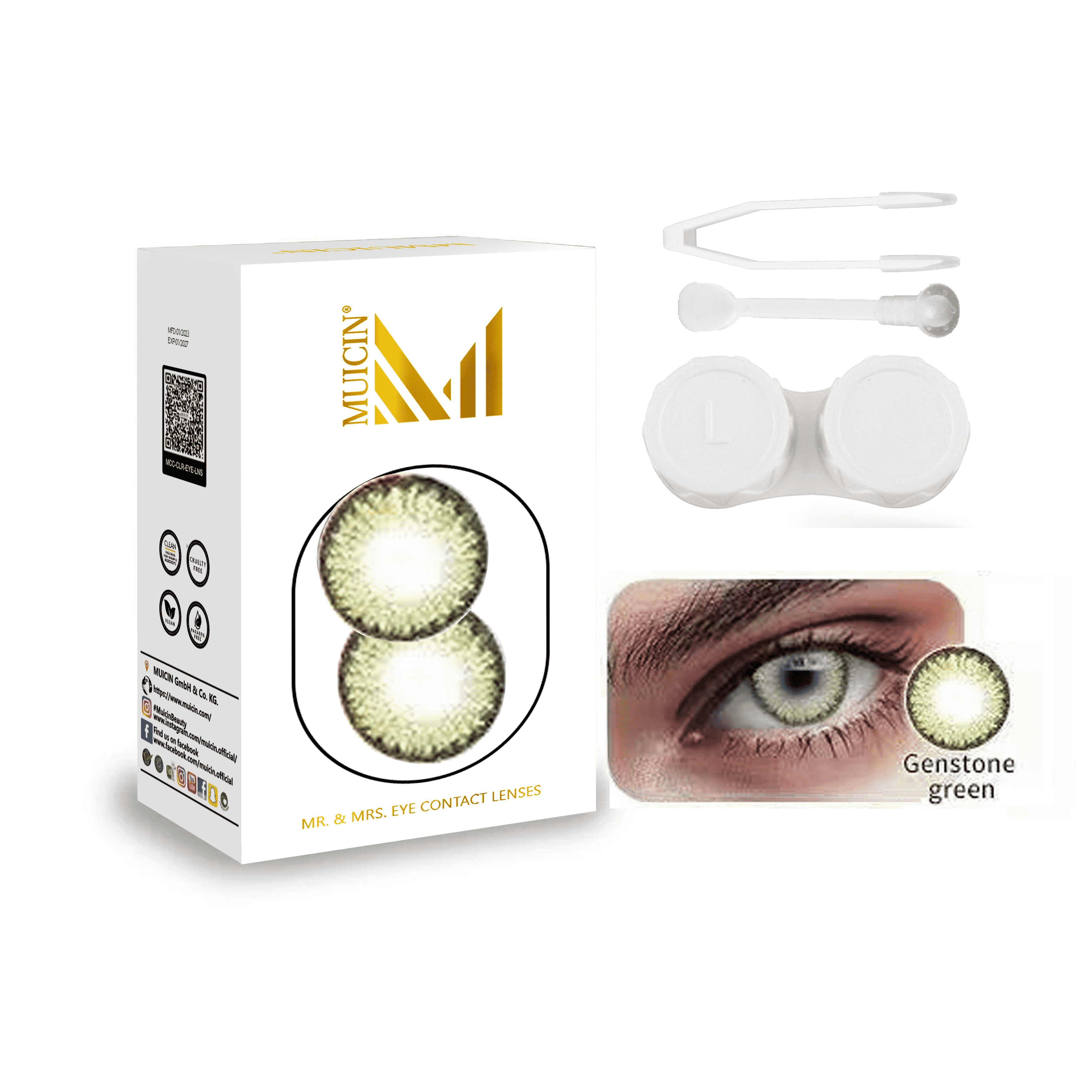 Mr & Mrs Party Colored Contact Lenses