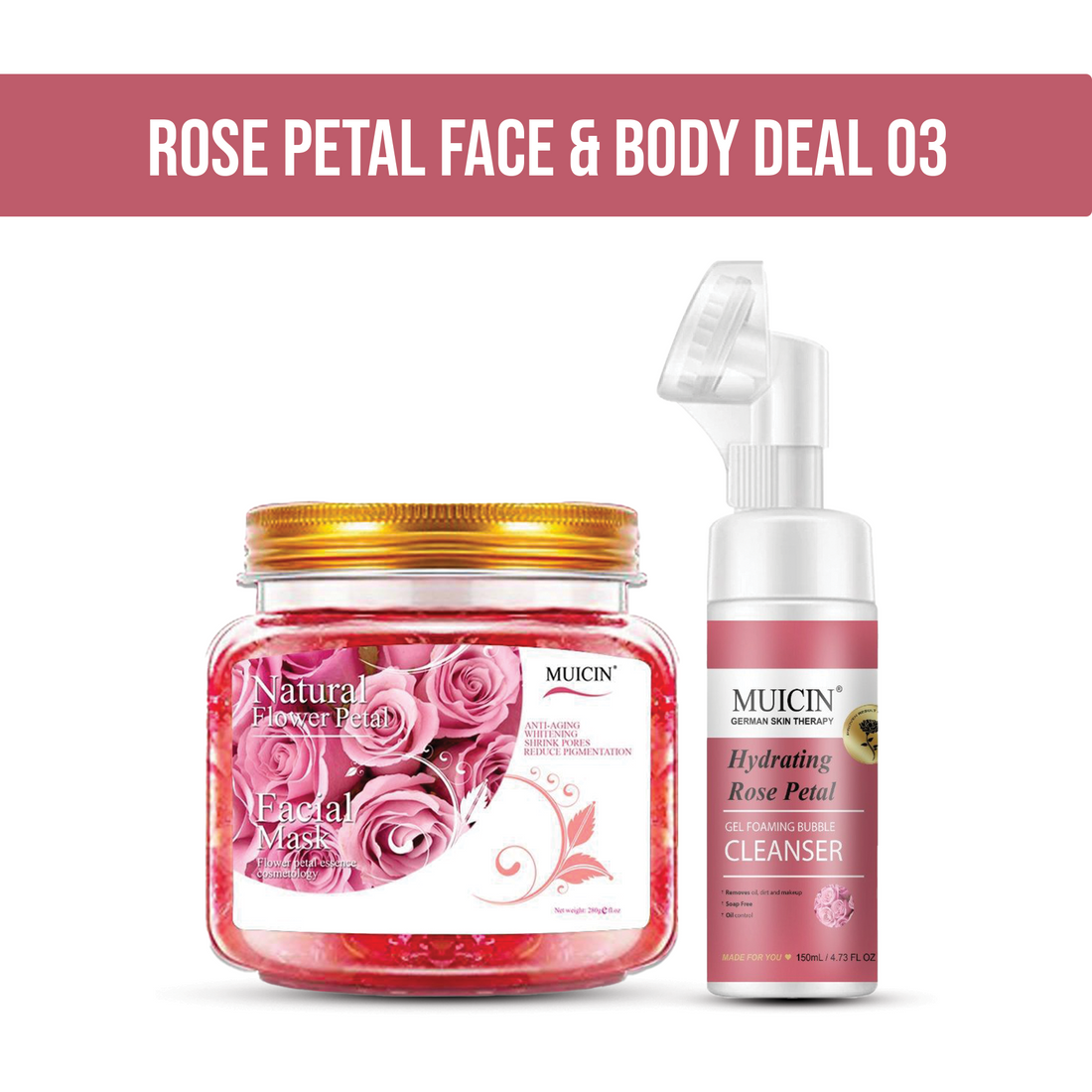 MUICIN - Rose Petal Face &amp; Body Deal - 03