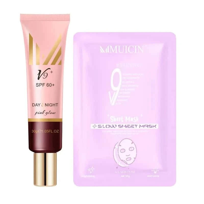 V9 Pink Glow Day &amp; Night Cc Primer Cream