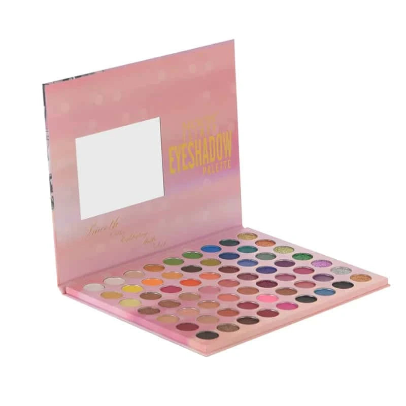 Flirty Velvet Matte &amp; Glitter 63 Colors Eyeshadow Palette