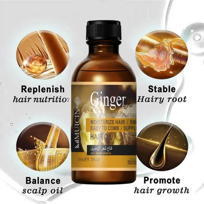 Organic Ginger Root Hair Growth Oil