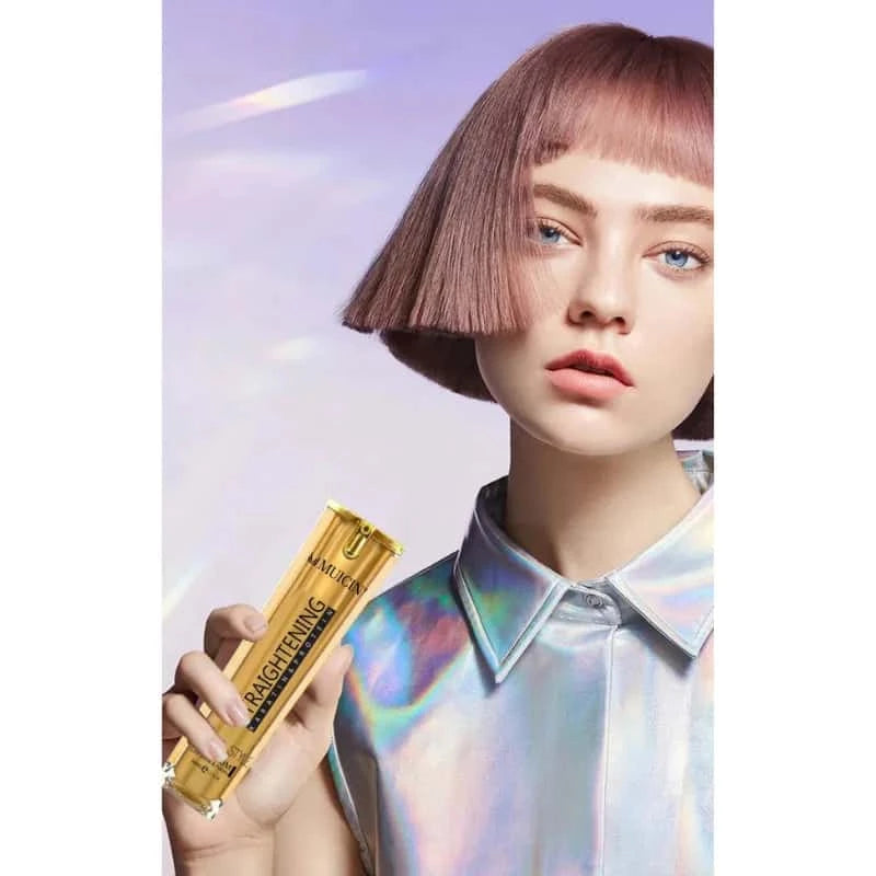 Gold Shine &amp; Style Hair Straightening Serum