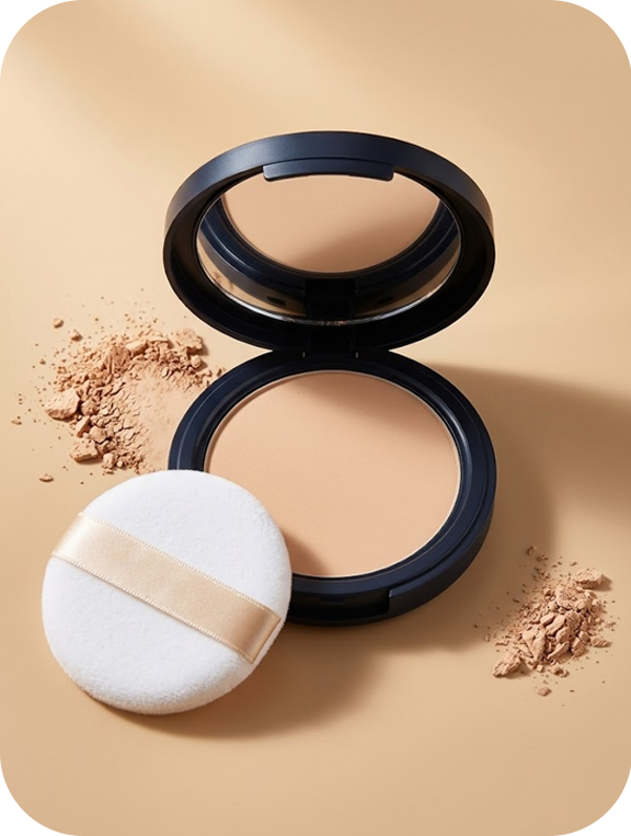 Luminous 3 In 1 Two Way Compact Face Powder