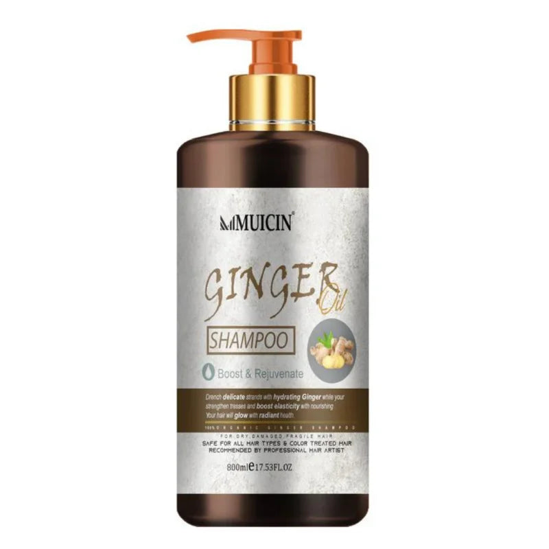 Boost &amp; Rejuvenate Ginger Hair Shampoo - Invigorate &amp; Strengthen