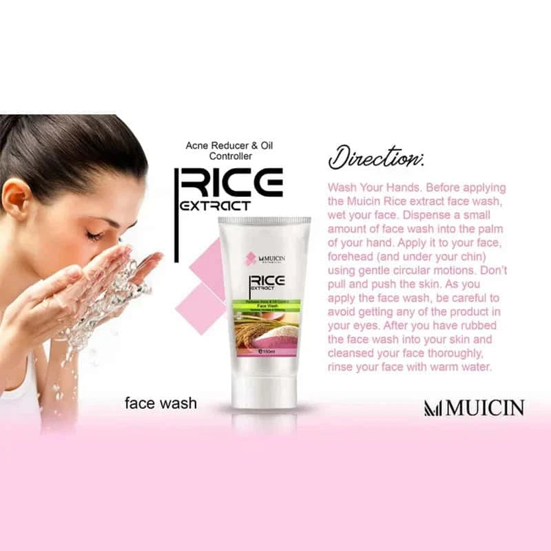Rice Extract Face Wash - Gentle Brightening Cleanse
