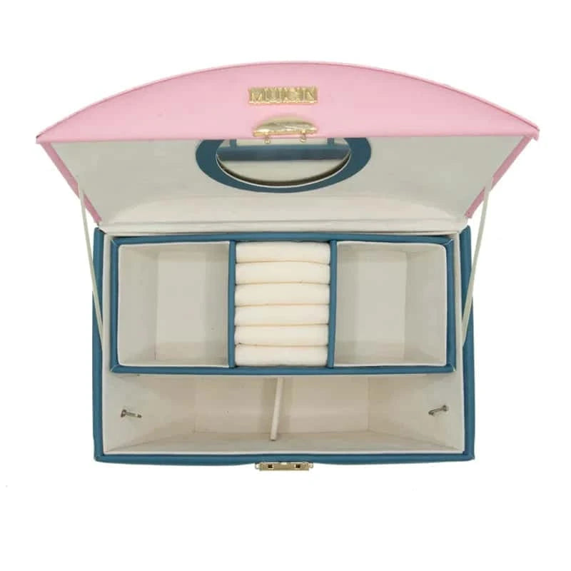 Dual-Tone Luxury Cosmetics &amp; Jewelry Organizer