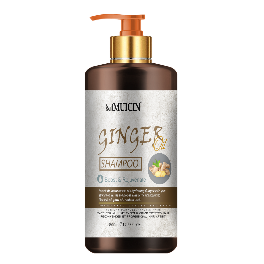 Boost &amp; Rejuvenate Ginger Hair Shampoo - 800ml