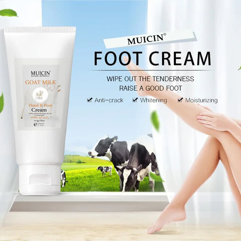 GOAT MILK RENEWAL CREAM FOR HANDS &amp; FEET - SOFTENING &amp; BRIGHTENING CARE