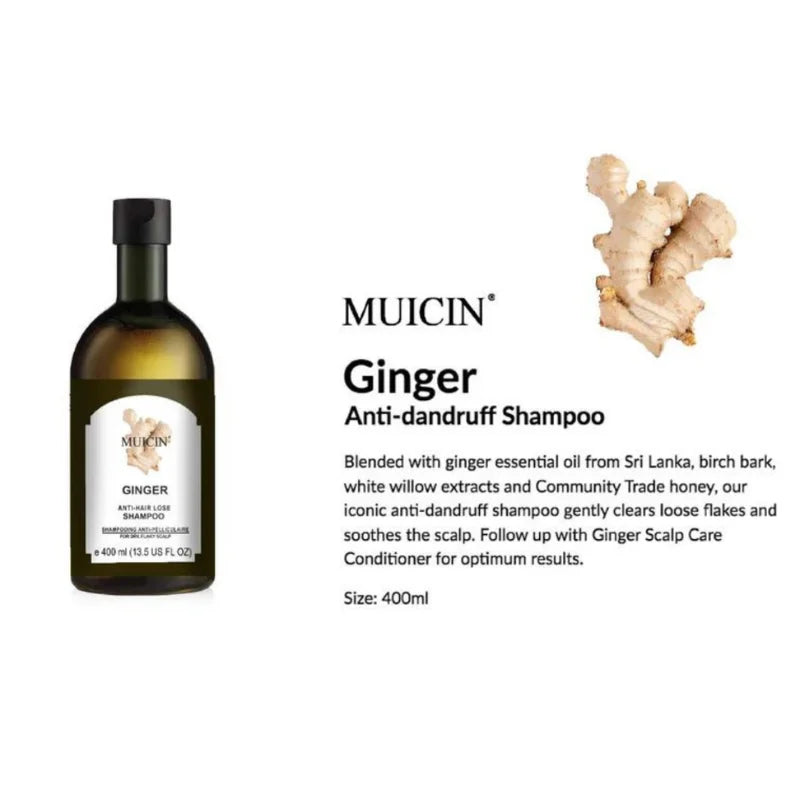 GINGER ANTI-HAIR LOSS SHAMPOO - STIMULATE &amp; NOURISH