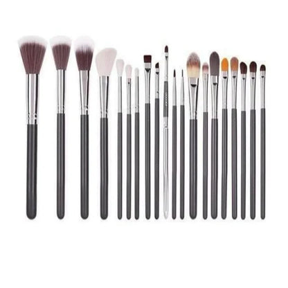 Metallic Eye &amp; Face Makeup Brush Set