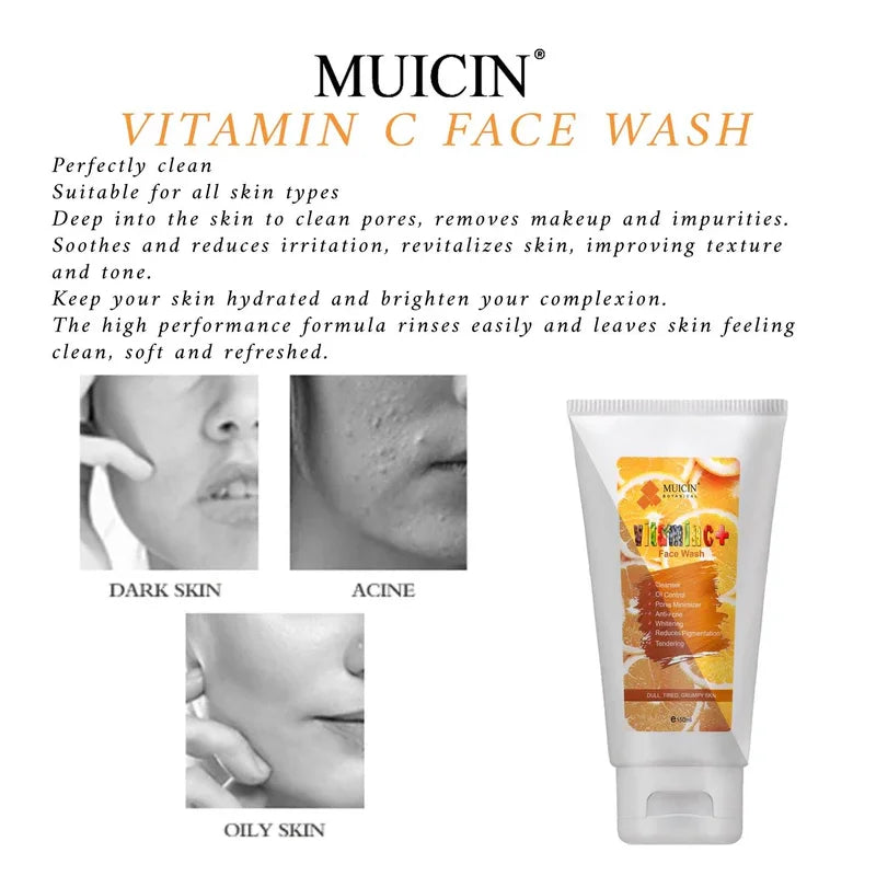 VITAMIN C+ FACE WASH - ENERGIZING BRIGHT CLEAN