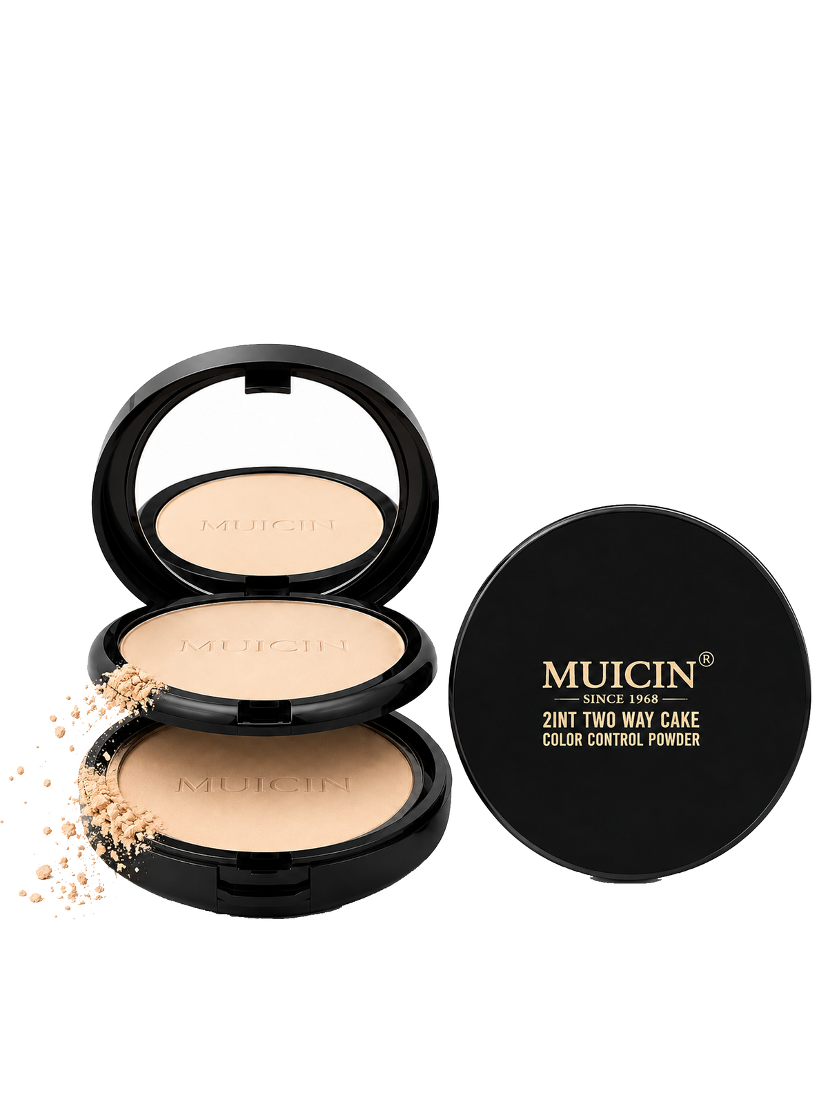 Luminous 3 In 1 Two Way Compact Face Powder