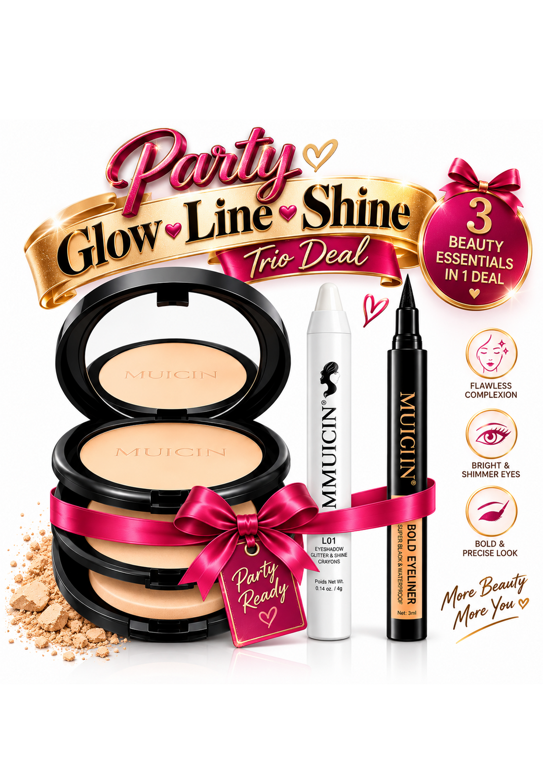 Glam Party Perfection: Matte &amp; Shine Essentials
