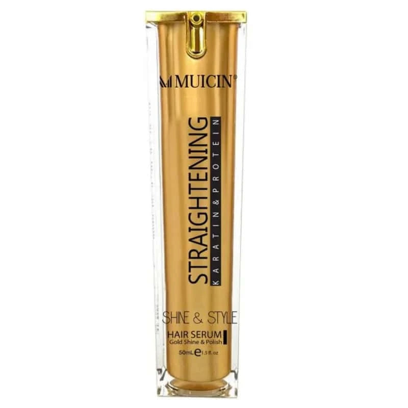 Gold Shine &amp; Style Hair Straightening Serum