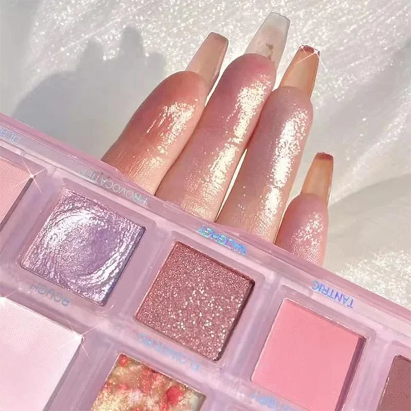 PINK ROSE QUARTZ EYESHADOW PALETTE - GEMSTONE INSPIRED BEAUTY