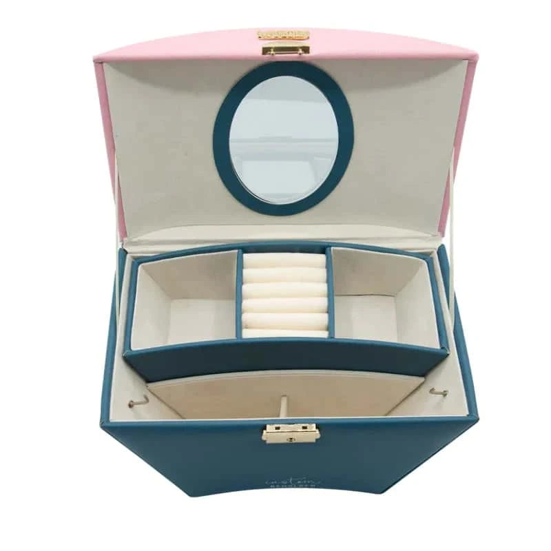 Dual-Tone Luxury Cosmetics &amp; Jewelry Organizer