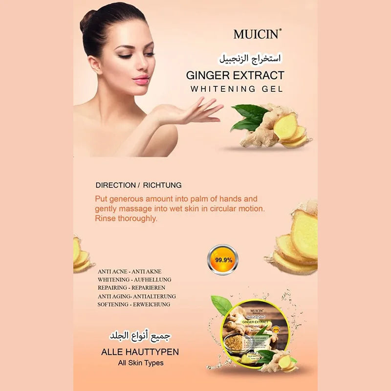 BRIGHTENING &amp; SOOTHING GINGER GEL - RADIANCE THROUGH NATURE