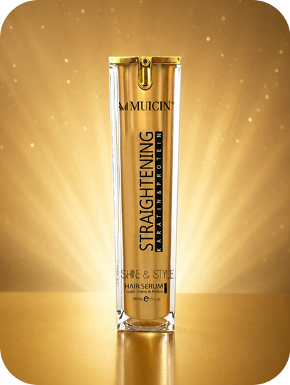 Gold Shine &amp; Style Hair Straightening Serum
