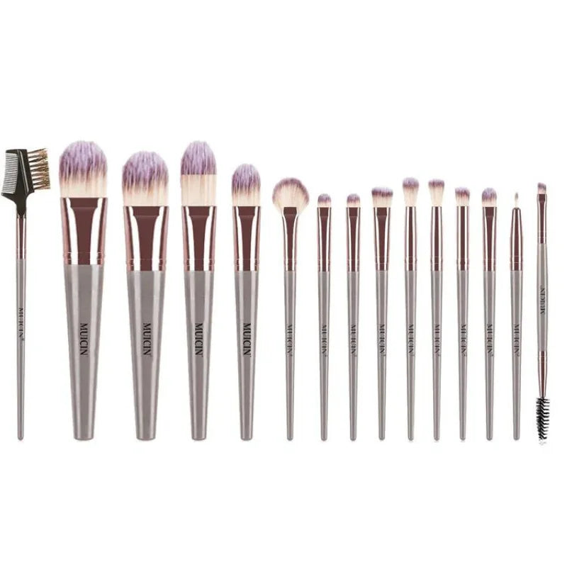 Beige &amp; Rose Gold Makeup Brushes