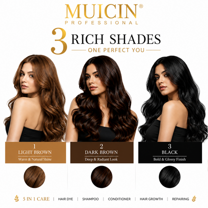 5 In 1 Hair Color Shampoo With Ginger &amp; Argan Oil