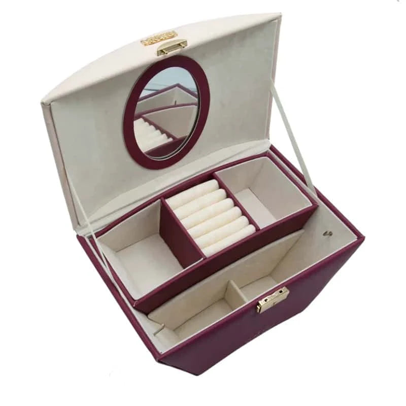 Dual-Tone Luxury Cosmetics &amp; Jewelry Organizer