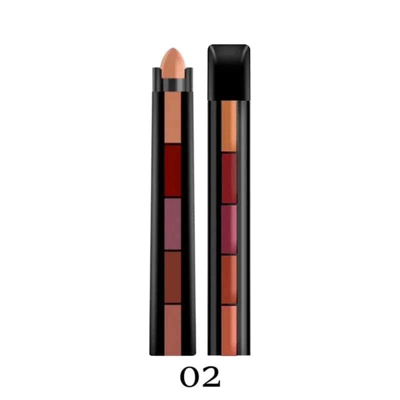 5 In 1 Matte Lipsticks
