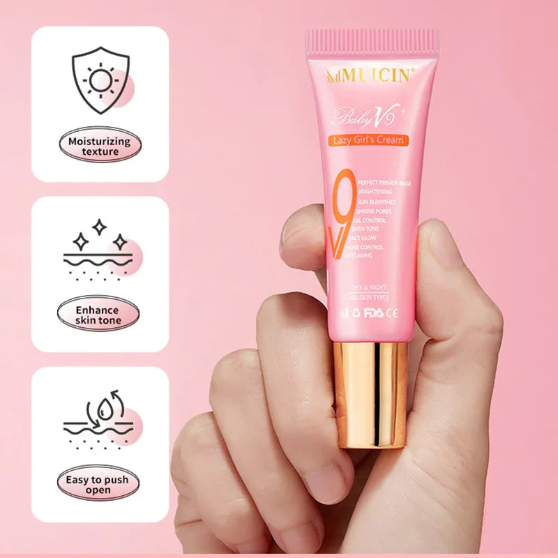 BABY V9+ SKIN POLISH CREAM, EFFICIENT GLOW