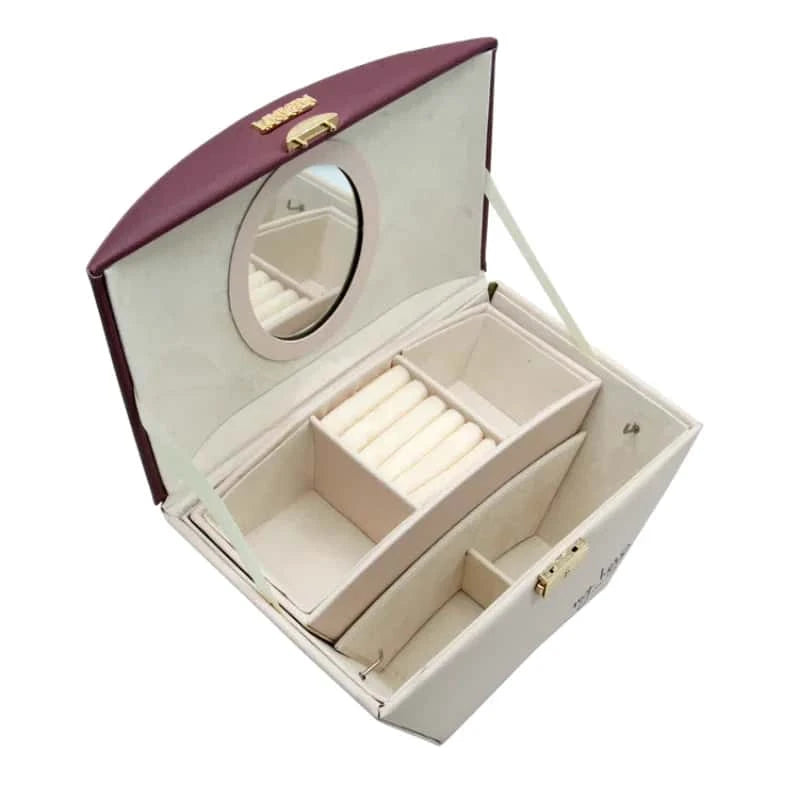 Dual-Tone Luxury Cosmetics &amp; Jewelry Organizer