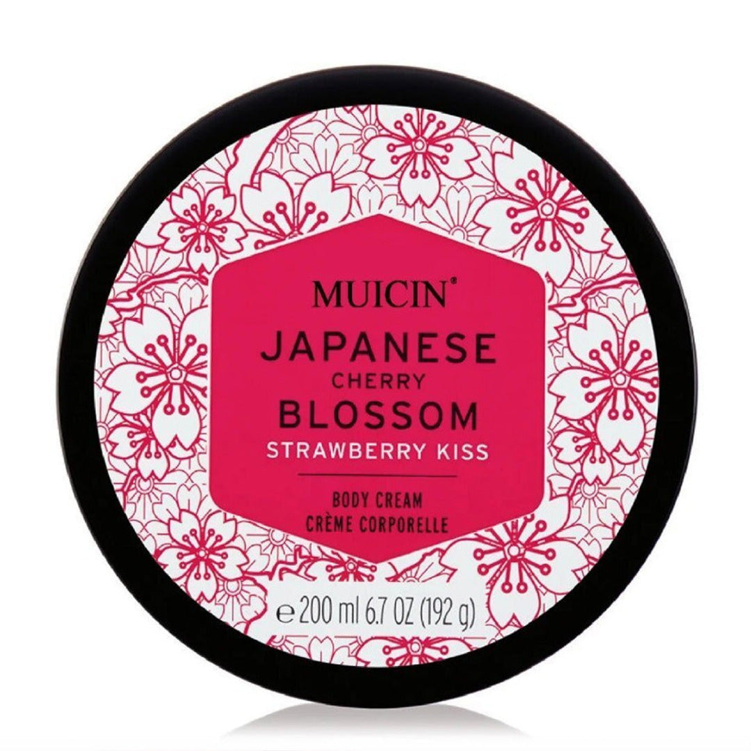 JAPANESE CHERRY BLOSSOM STRAWBERRY EMBRACE BODY CREAM - SWEETLY SCENTED SILKINESS
