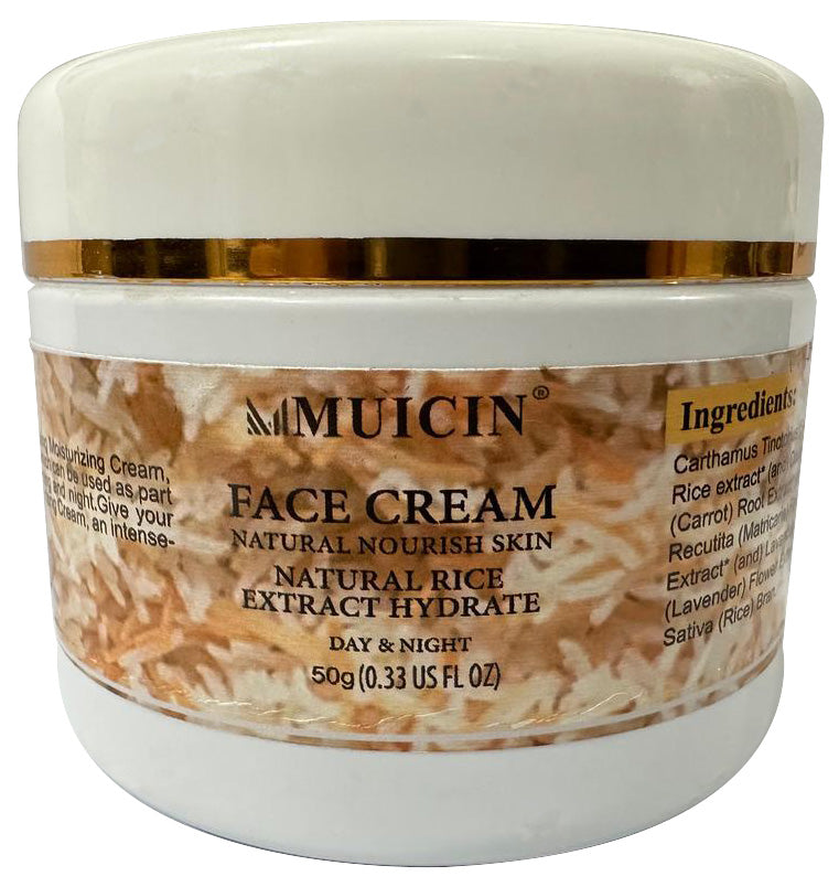 Rice Extract Hydrating & Nourishing Natural Skin Cream – 50g