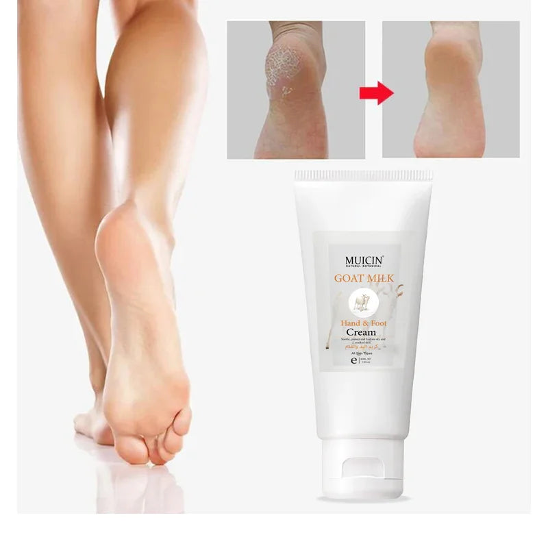 GOAT MILK RENEWAL CREAM FOR HANDS &amp; FEET - SOFTENING &amp; BRIGHTENING CARE