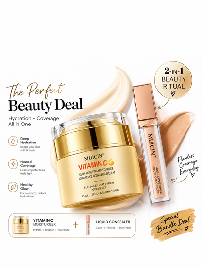 Vitamin C Foundation &amp; Gold HD Concealer
