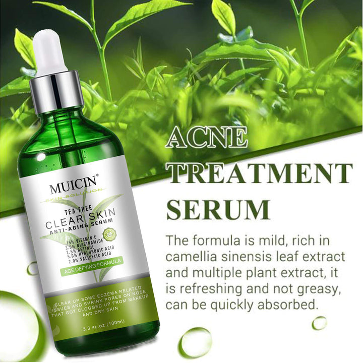 MUICIN - Tea Tree Anti Aging Clear Skin Face Serum - 100ml Best Price in Pakistan